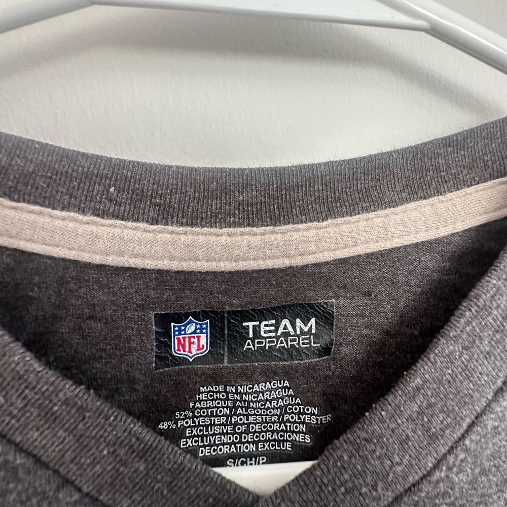Team Apparel Detroit Lions Long Sleeve Shirt - Brown and Blue - Picture 5 of 5
